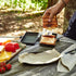 Uno Casa XL Pie Irons Cast Iron Sandwich Maker, Mountain Pie Maker with Recipe Book for Campfire Cooking