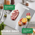 2 Pack 100% (13 9) Titanium Cutting Board, Pure Titanium Cutting Boards For Kitchen, Non-Slip Chopping Board