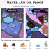 Round Fitted Outdoor Tableclothes with Umbrella Hole and Zippered Non Slip Coffee Table Cover Garden Bbq Gadgets