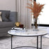 16 Inch 2mm NECAUX Round Clear Table Cover Protector, Thick Upgraded Version, Unshrinkable Waterproof Oil Proof Plastic