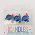 Unique Party Outer Space Birthday Candles, 6 pc