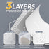 Flamorrow Window Air Conditioner Insulation Cover, 3 Layers Heavy Duty Dustproof Cover for U-shaped Window Unit
