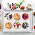 Baking Sheet with Cooling Rack Set, 2 Sheets + 2 Racks, Deedro Stainless Steel Cookie Half Sheets Baking Pan