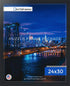 24x30 INCH/61x76.2 CM 1000 1.25 Inch (PuzzleFRBW72079-24x30) ArtToFrames Black Frame for Piece Puzzles.This Custom MDF