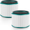 2 Pack Air Purifier Filter Replacements for Dyson HP01, HP02, DP01, Compatible with Pure Hot Cool Link