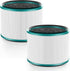 2 Pack Air Purifier Filter Replacements for Dyson HP01, HP02, DP01, Compatible with Pure Hot Cool Link