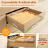 4 3" 12" 24" EDELHAUS Bamboo Spice Drawer Organizer - Expandable Tier Spice Rack (Need Deep Drawer) to Wide, Seasoning