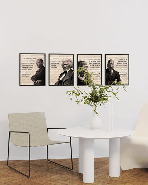 HAUS AND HUES African American Wall Art - Black History Month Posters & Classroom Decorations (8" x 10")