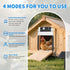 TIANMU Anti-Pinch 4 Automatic Chicken Coop Door, Solar Powered Chicken Coop Door with Timer & Light Sensor, Automatic