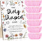 Roowest 51 Pcs Dirty Diaper Baby Shower Games Funny Wooden Sign with