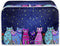 Toaster Cover 2 Slice Small Appliance Covers Organizer Colorful Cats Pattern Washable Toaster Bag Bread Maker Cover, S