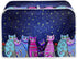 Toaster Cover 2 Slice Small Appliance Covers Organizer Colorful Cats Pattern Washable Toaster Bag Bread Maker Cover, S