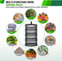 4 18" Closets Yesker Layer Herb Drying Rack Hanging Mesh Net Foldable Plant Drying Racks Diameter with Black Zipper