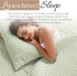 Linen Market Double-Brushed Microfiber Queen Sheet Set - 4 Piece, Oeko-TEX Certified, Puffed Chevron Sage