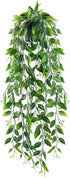 Der Rose 1Pcs Small Fake Hanging Plants Artificial Pea Pod Faux Hanging
