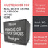 Disposable Shoe Cover Box for Realtor Listings and Open Houses, Please Cover or Remove Shoes Bin (Grey)