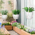 3 Pack 3 35"/29"/23" YIBOT Macrame Plant Hanger Indoor Hanging Planter for Plants Holder with Hooks, Size No Tassels