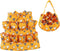 Egg Collecting Apron and Basket, 12 Pouches Chicken Egg Apron, 7 Pouches