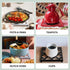 JOGREFUL Vintage Cast Iron Trivet Mats, Heat Resistant Kitchen Pot Holders for Teapot/Hot Dishes, White