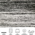2'6" 4', (ADR113A) SAFAVIEH Adirondack Collection Accent Rug - x Silver & Black, Modern Ombre Design, Non Shedding