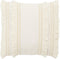 Safavieh Home Collection Grema Boho 16-inch White Fringe Decorative Accent Pillow PLS7142A-1616