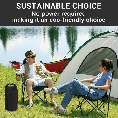 Travel Washing Machine & Retractable Clothesline, Portable Hand Washing Machine & Laundry Wash Bag for Camping