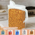 8 Buddeez Bulk Food Storage Container - Quart All Purpose Clear & Large Pantry and Kitchen Organization and Storage