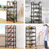 YESBAY 5 5-Layers) Fruit Vegetable Basket for Kitchen, Tier Fruit Vegetable Storage Basket, Stackable Metal Mesh