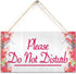 TOMATO FANQIE Please Do Not Disturb Therapist - Hotel Privacy Hanging Plaque Home Door Gift Sign