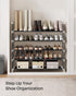5-Tier Closet, ULSH55H SONGMICS Shoe Rack, Shoe Storage for Hallway Slim and Space-Saving, Metal Frame, Non-Woven