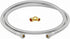 EZ-Fluid 72" Lead-Free Stainless Steel Dishwasher Hose for Cold/Hot Water, 3/8" Female Comp. x 6FT