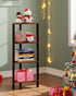 4-Tier BS05BB004L TUTOTAK Corner Shelf, Corner Bookshelf for Small Space, Narrow Display Corner Shelf Stand