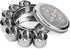 7 7 7 (9 Inch) KSJONE Designer Spice Box, Spice Jars, Holds Spices, Steel Spice Container with Spoons, Storage