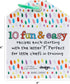 C.R. Gibson P-Easy Laminated Recipe Cards for Little Chefs, Multicolor