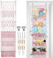 5 Tier Stuffed Animal Storage Shelf Net, 17x61 Inch Large Plushie Net