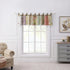 Greenland Home Blooming Prairie Authentic Patchwork Tab Top Window Valance, 84 x 21