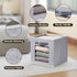 Foldable Storage Cubes - Decorative Fabric Bins for Clothes Storage, Closet Organizers for Shelves, 11inch, Set of 8,