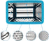 Spring Chef Handheld Stainless Steel XL Parmesan Cheese Grater with Handle - 4 Sided Metal Box Grater for Kitchen