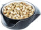Pistachio Bowl, Snack Serving Dish, Double Dish Nut Bowl with Nut Seeds