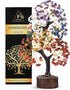 FASHIONZAADI 7 Chakra Tree of Life with Crystals and Healing Stones - Positive Energy Decor and Spiritual Gifts for