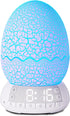MTDYHY 2 Settings 20 11 Dimmable Turtle Smart Clock with Bluetooth Speaker & Mood Light Alarm + White Noise Songs +
