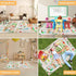 IKITOT Room(100160cm/3963in) Y6 Kid Rug Carpet Playmat for Toy Cars and TrainPlay Area Rug with Rubber BackingFun Throw