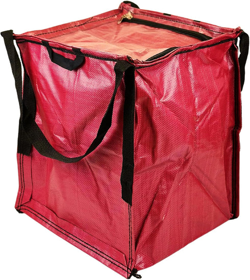 DURASACK Heavy Duty Storage Tote Bag with Zipper Top, 22-Gallon Rugged Woven Polypropylene Moving Bag, Holds up to 500