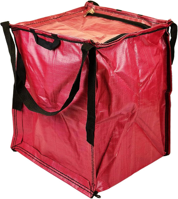 DURASACK Heavy Duty Storage Tote Bag with Zipper Top, 22-Gallon Rugged Woven Polypropylene Moving Bag, Holds up to 500