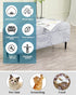 Bands,M,03 CRFATOP Printed Rectangle Ottoman Stool Cover Stretch Folding Storage Footstool Bench Slipcovers Upholstered