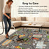 KEBEXXY Room,35X59Inch/90X150CM Kids Rug Play Mat Great for Playing with Cars and Toys,Educational Kid Road and Traffic