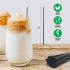 Coffee Stirrers Sticks, Disposable Plastic Drink Stirrer Sticks, 1000 Stirrers, Black, 5-Inch