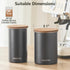 GAIAKALLON 16oz 46 fl.oz Vacuum Coffee Canister, Stainless Steel Airtight Canister for Coffee Beans, Coffee Bean