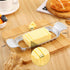 Stainless Steel Butter Slicer Cutter with Ergonomic Handle, Metal Butter Stick Slicer for Single Stick Butter, Wire
