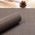 Set 8, Set 8 Set 8) Myir JUN Placemats of Vinyl Woven Placemats Place Mats Indoor of Washable Table Mats Non-Slip Place